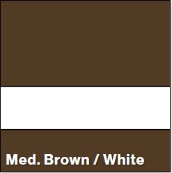 Medium Brown/White LASERMAX 1/16IN - Rowmark LaserMax